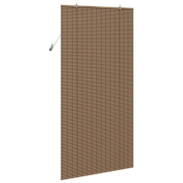 Persiana de Janela com cortinas Manual Castanho 120 x 220 cm Bambu M 5