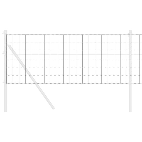 Cerca Euro Cinza 0.6x25 m Aço M 3