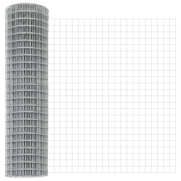 Cerca Europeia 1x10 m de Aço Galvanizado M 4