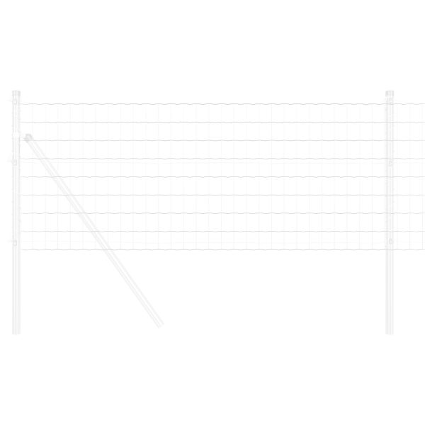 Valla Euro 0.6x25 m Acero Galvanizado M 3