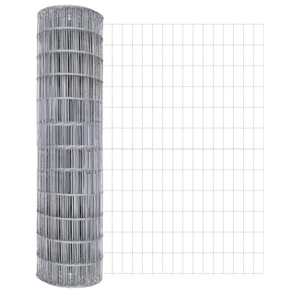 Cerca Europeia 1x25 m Aço Galvanizado M 4