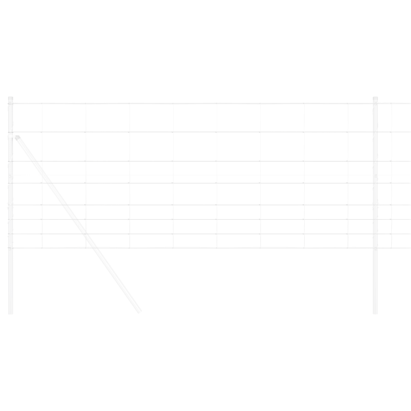 Cerca de Campo 1x10 m Aço Galvanizado M 3