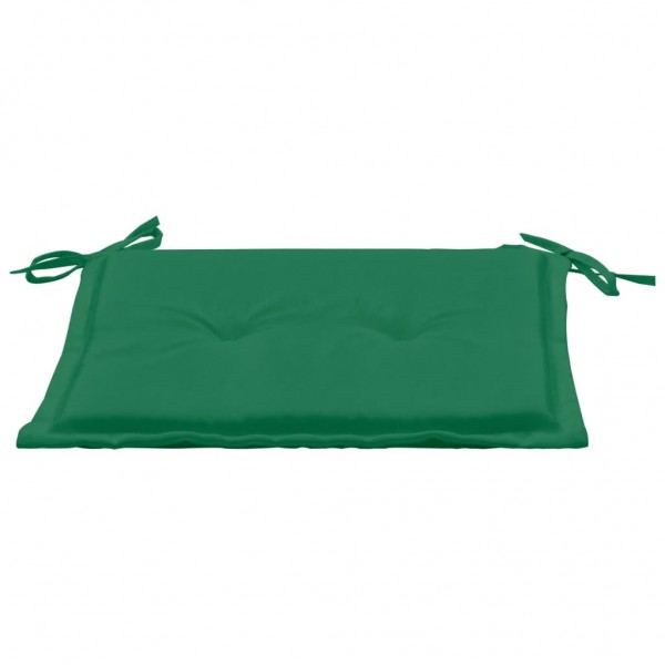 Almofadões p/ cadeiras de jardim 2 pcs tecido oxford verde M 4