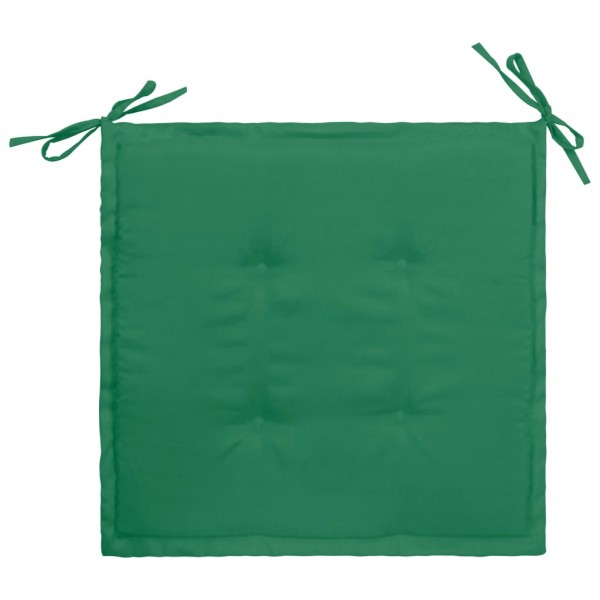 Almofadões p/ cadeiras de jardim 2 pcs tecido oxford verde M 5