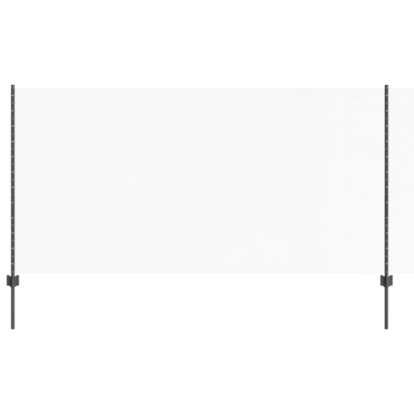 Postes de Cerca  22 pcs U-Channel Cinza 120 cm Aço M 2