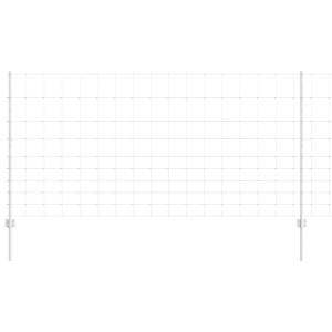 Postes de Cerca  22 pcs U-Channel 120 cm Acero Galvanizado. Cerca de Campo  1.2x25 m Acero Galvanizado H