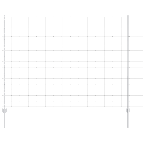 Posts de Cerca  22 pcs U-Channel 160 cm Aço Galvanizado M 2