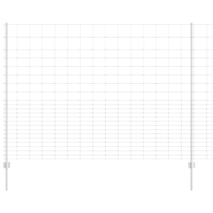 Postes de Cerca  22 pcs U-Channel 160 cm Aço Galvanizado H