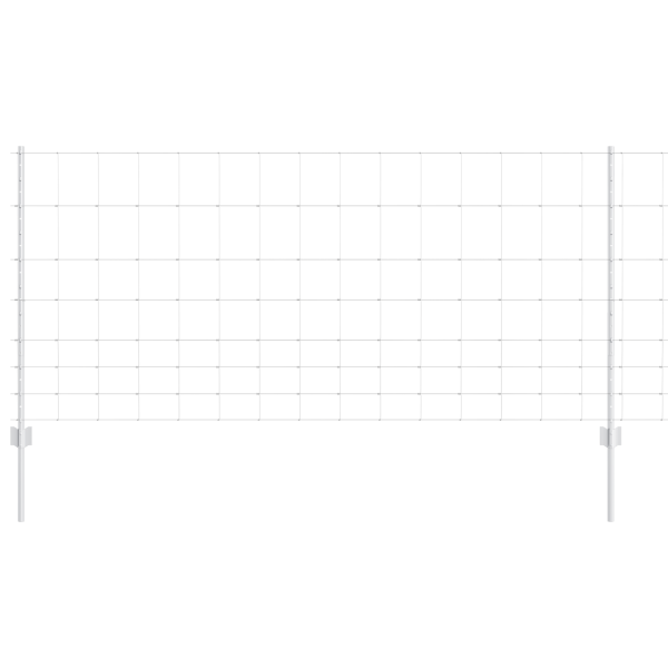 Posts de Cerca  22 pcs U-Channel 100 cm Aço Galvanizado M 2