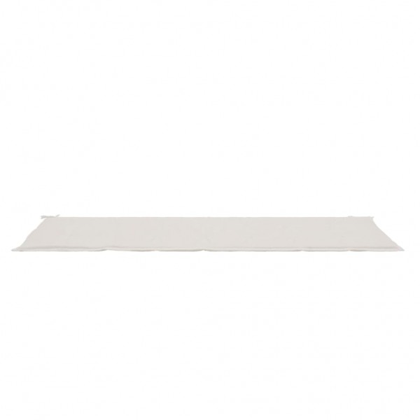 Almofadão p/ banco de jardim 200x50x4 cm tecido oxford creme M 3
