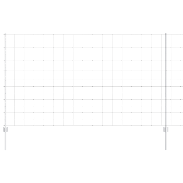 Publicaciones de Valla  22 pcs U-Channel 140 cm Acero Galvanizado. Cerca de Campo  1.4x50 m Acero Galvanizado M 2