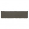 Almofadão p/ banco jardim 200x50x4 cm tecido oxford antracite 4