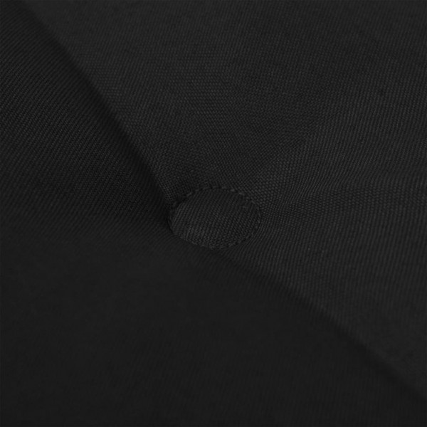 Almofadão p/ banco de jardim 150x50x4 cm tecido oxford preto M 3