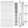 Cerca de Campo  1.2x25 m Acero Galvanizado. Postes de Cerca  13 pcs Ø32 mm 170 cm Acero Galvanizado 4