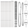 Cerca de Campo  1.6x25 m de Acero Galvanizado. Postes de Cerca  13 pcs Ø32 mm 210 cm de Acero Galvanizado 4