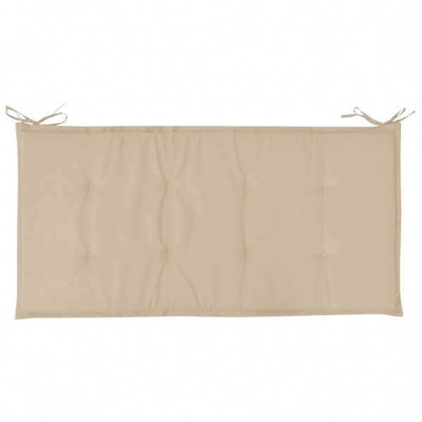 Cojín de banco de jardín tela Oxford beige 120x50x3 cm M 4