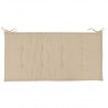 Cojín de banco de jardín tela Oxford beige 120x50x3 cm 4