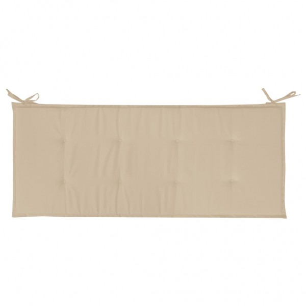 Cojín de banco de jardín tela Oxford beige 150x50x3 cm M 4