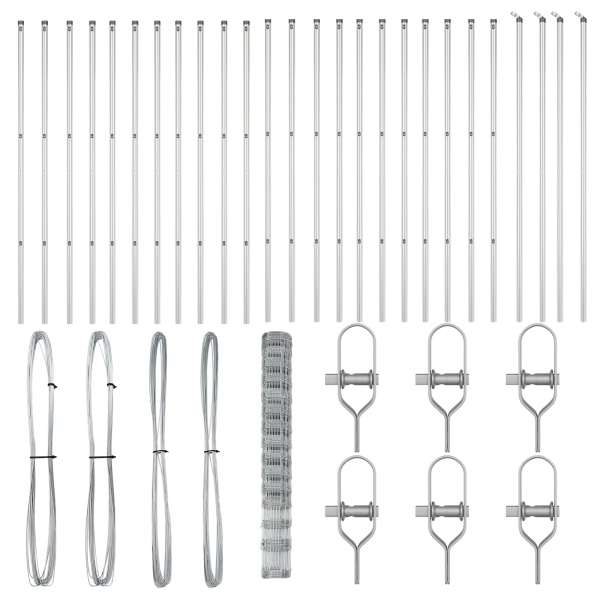 Cerca de Campo 1.6x50m Aço Galvanizado M 4