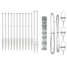Cerca de Campo  1x50 m Acero Galvanizado. Postes para Cerca  con Pico 13 pcs Ø32 mm 120 cm Acero Galvanizado 4