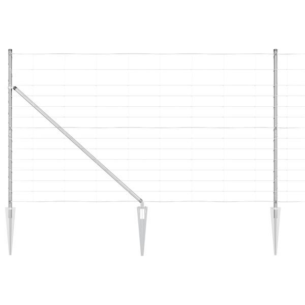 Cerca de Campo 1.4 x 50 m em Aço Galvanizado M 2