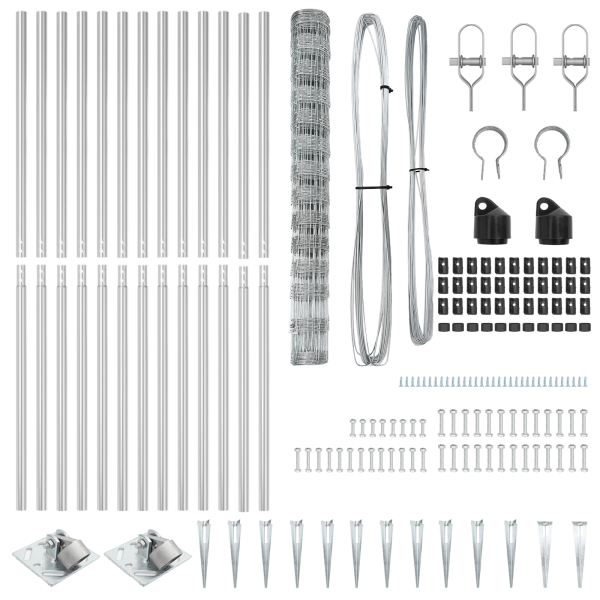 Cerca de Campo 1.4 x 50 m em Aço Galvanizado M 5
