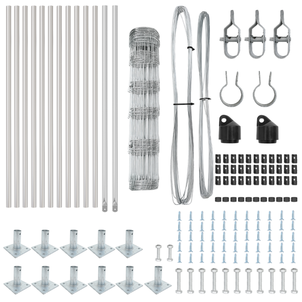 Cercadinha de Campo 0.8x25 m em Aço Galvanizado M 5