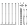 Valla de Campo 1.4x25 m Acero Galvanizado.  Poste de Valla con Placas de Base 13 pcs Ø32mm 78.5cm Acero Galvanizado 4