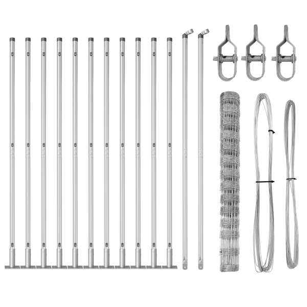 Cerca de Campo 1.4 x 25 m Aço Galvanizado M 4
