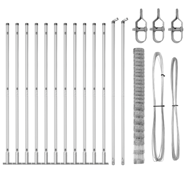 Cerca de Campo 1.6 x 25 m em Aço Galvanizado M 4
