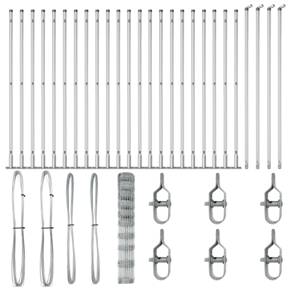 Cerca de Campo 1.2x50m Aço Galvanizado M 4