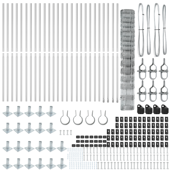 Cerca de Campo 1.2 x 50 m em Aço Galvanizado M 5