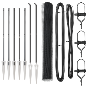 Cerca Hexagonal  Cinza 1.2x10 m Aço H