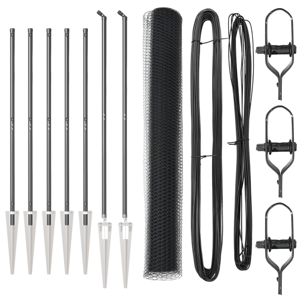 Cerca Hexagonal  Cinza 1.2x10 m Aço M 2