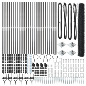 Cerca Hexagonal  Cinza 1.4x50 m Aço H