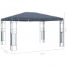 Gazebo 400x300 cm antracite 5