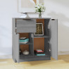 Aparador de madera contrachapada gris Sonoma 60x30x70 cm 3