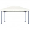 Gazebo 400x300 cm alumínio creme 2