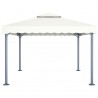 Gazebo 400x300 cm alumínio creme 3