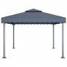 Gazebo 400x300 cm alumínio antracite 3