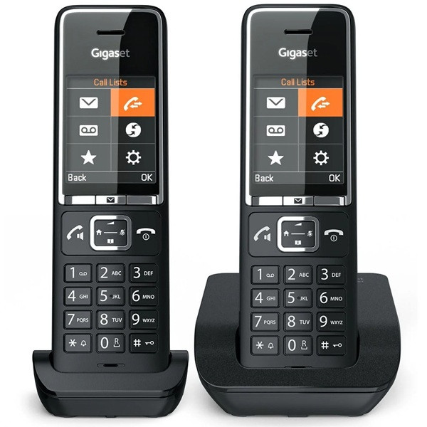 Teléfono Inalámbrico Gigaset Comfort 550 Duo negro D