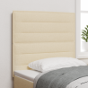 Cabeceira Design Linhas Creme 80 cm Tecido 1
