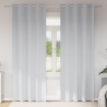 Cortinas com cortinas 2 pcs Cinza Claro 260 x 140 cm Poliéster 1