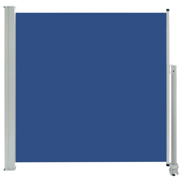 Toldo lateral retrátil para pátio 160x300 cm azul M 2