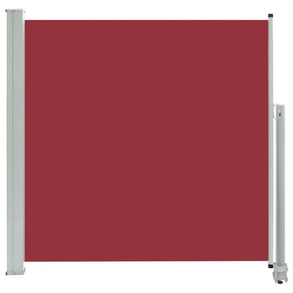 Toldo lateral retrátil para pátio 160x300 cm vermelho M 2