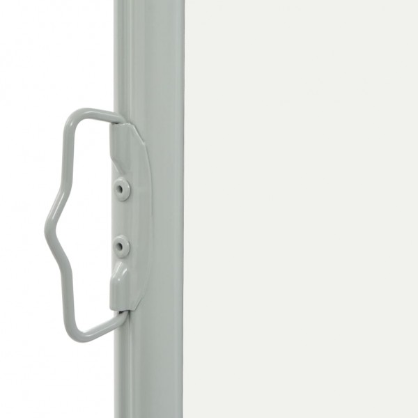 Toldo lateral retráctil de jardín color crema 60x300 cm M 3