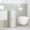Mueble de baño con portarrollos blanco 20.5x22x72 cm 3