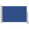 Toldo lateral retrátil para pátio 60x300 cm azul 2
