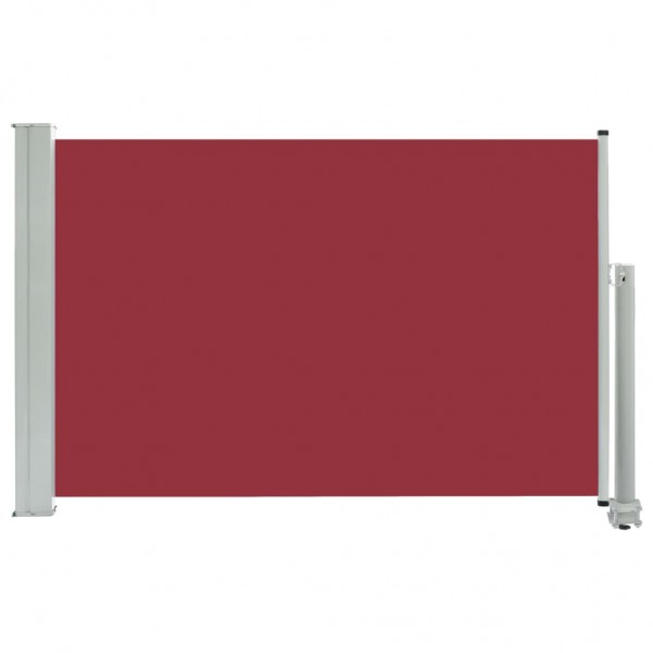Toldo lateral retrátil para pátio 60x300 cm vermelho M 2