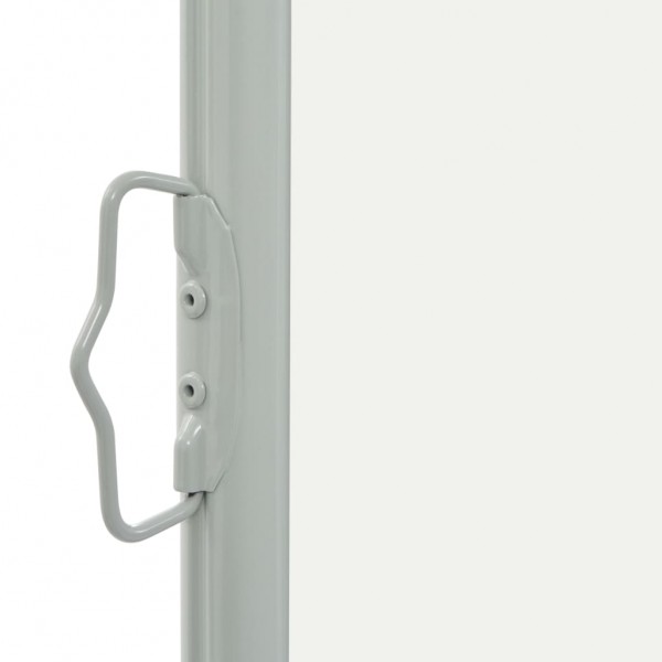 Toldo lateral retráctil de jardín color crema 80x300 cm M 3